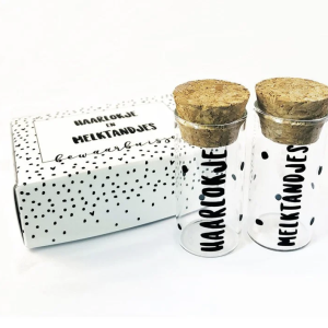 Buisjes voor haarlokje & melktandjes