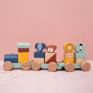 Houten dierentrein Trixie