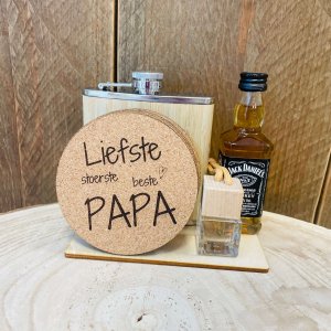 Vaderdagset met heupfles