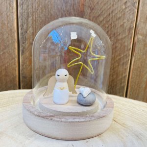 Trooststolpje met houten popje